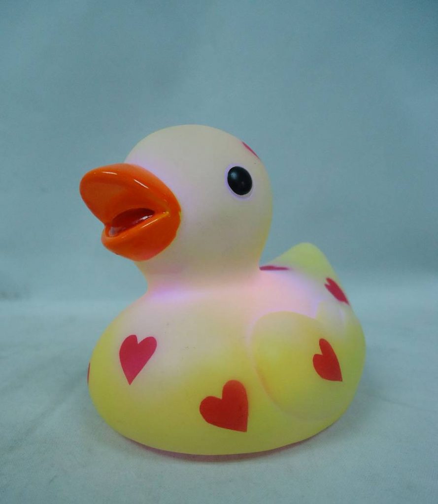 heart rubber ducky